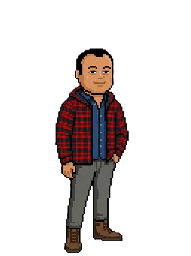 Pixel character